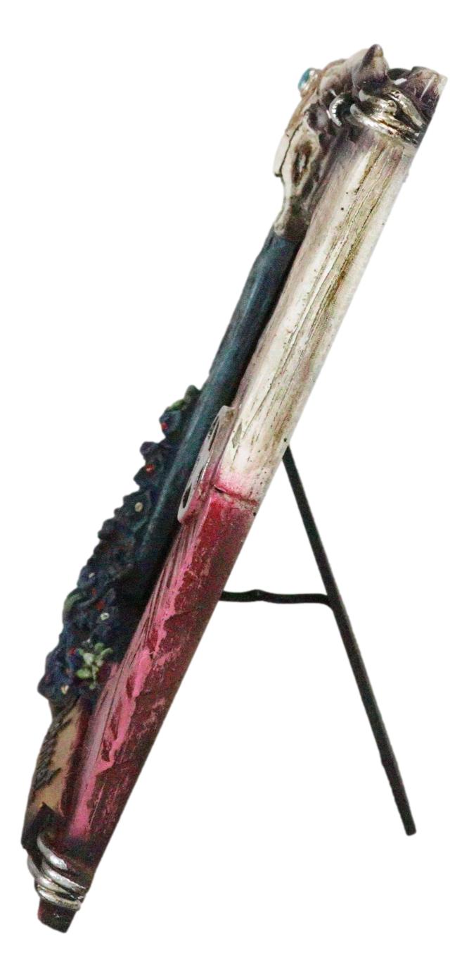 Ebros Gift Rustic Western Star Texas Flag Longhorn Skull Bluebonnet 4X6 Picture Photo Frame