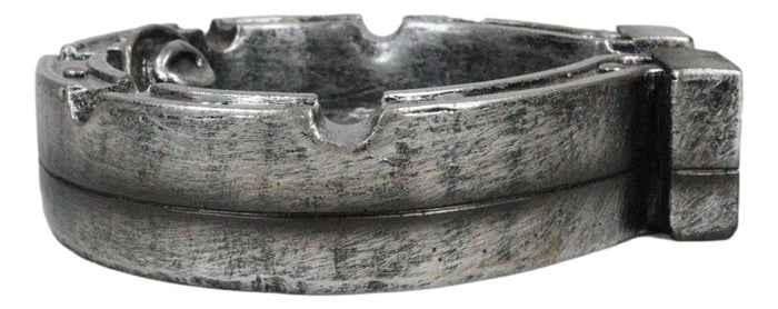 Ebros Gift Rustic Western Wild West Smoke Lucky Horseshoe Horse Cowboy Hat Ashtray Figurine