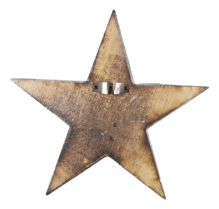 Ebros Gift Rustic Western Wildlife American Patriotic Star Bald Eagle Head Wall Hook Plaque