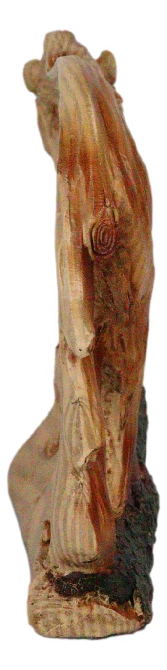 Ebros Gift Rustic Wildlife Black Bear With Cub Scene Faux Wood Carving Cutout Figurine
