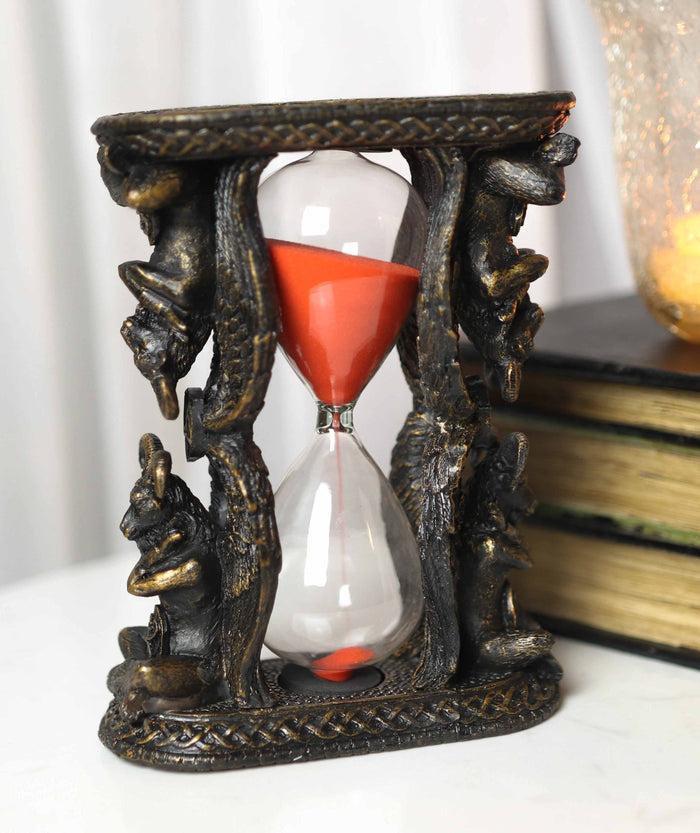 Ebros Gift Sabbatic Goat Of Mendes Winged Baphomet Invertible Sand Timer Statue