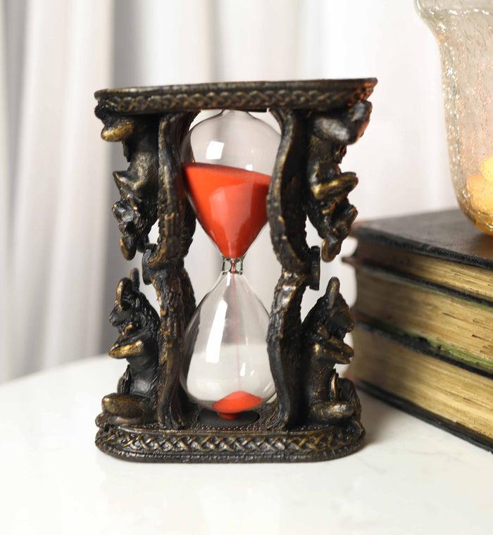 Ebros Gift Sabbatic Goat Of Mendes Winged Baphomet Invertible Sand Timer Statue