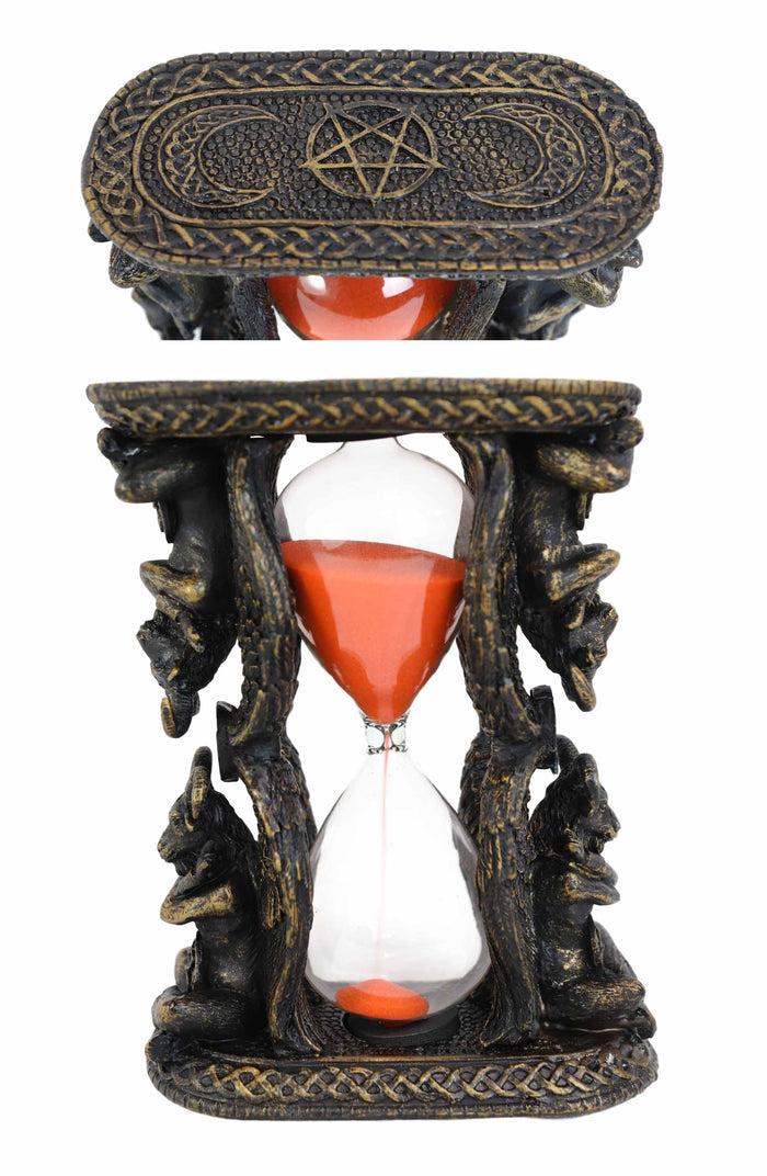 Ebros Gift Sabbatic Goat Of Mendes Winged Baphomet Invertible Sand Timer Statue