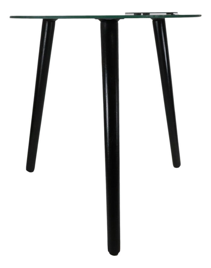 Ebros Gift Sacred Circle Wicca Tarots Black Cat Ouija Spirit Board W/ Glass Top Table 16"H