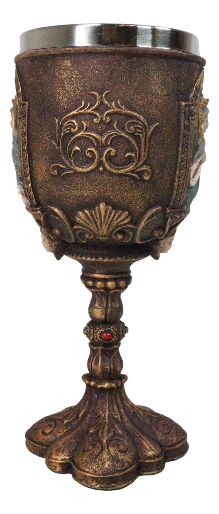Ebros Gift Sacred Heart Of Mary Immaculate Compassion Of The Virgin Mother Wine Goblet