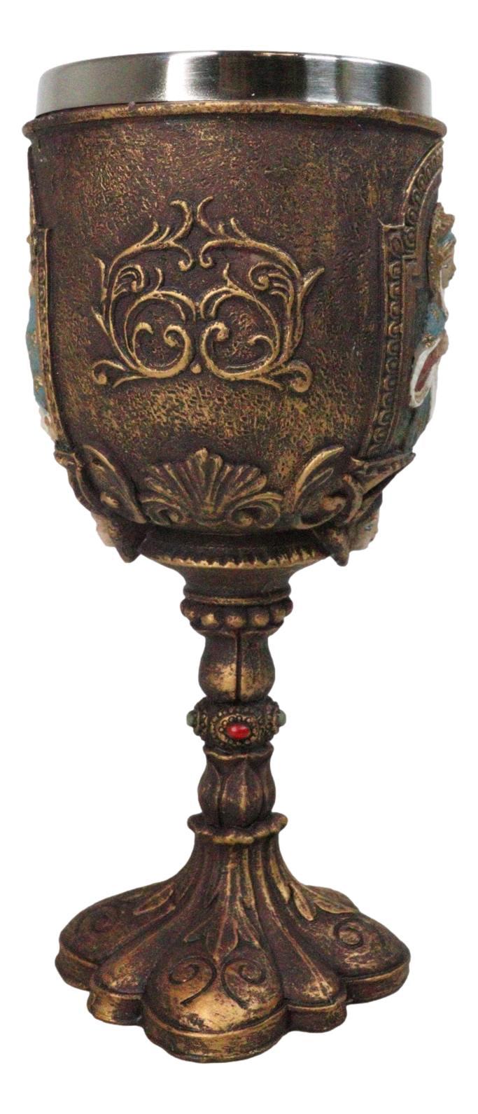 Ebros Gift Sacred Heart Of Mary Immaculate Compassion Of The Virgin Mother Wine Goblet