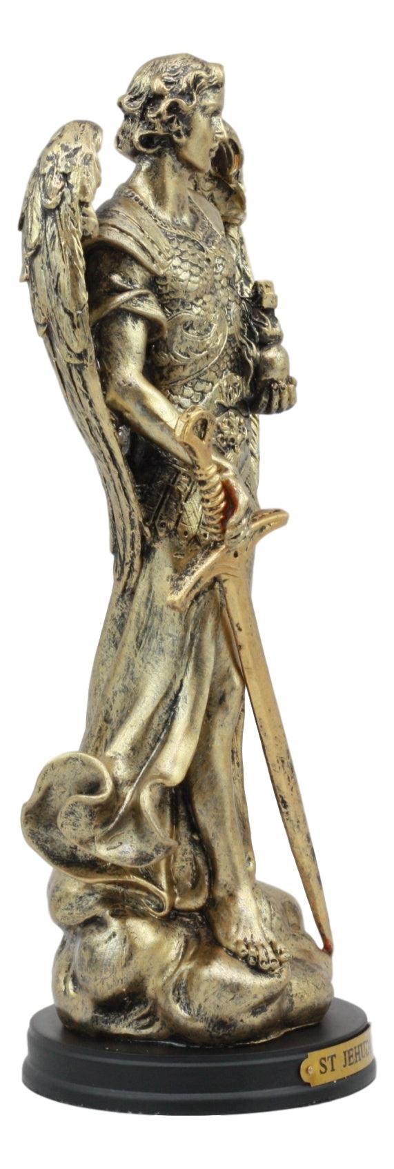 Ebros Gift Saint Jegudiel Jehudiel Archangel Statue Patron Of Spiritual Endeavors 8"Tall
