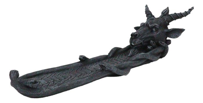 Ebros Gift Samael Lilith Sabbatic Goat Baphomet Pentagram Sigil Incense Burner Figurine