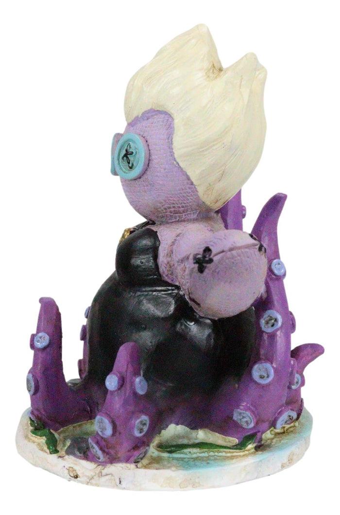 Ebros Gift Sea Octopus Witch Ursula Pinheadz Halloween Monster In Voodoo Stitches Figurine