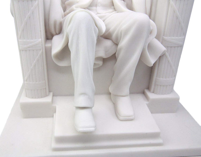 Ebros Gift Seated Abraham Lincoln Figurine 8" H Lincoln Memorial Sculpture 16th President