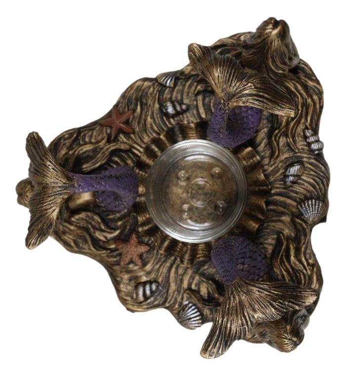 Ebros Gift See Hear Speak No Evil 3 Sirens Mermaids Of The Cove Candle Heat Oil Warmer