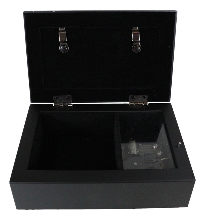 Ebros Gift September Month Peridot Birthstone Patience Daintiness Black Musical Trinket Box