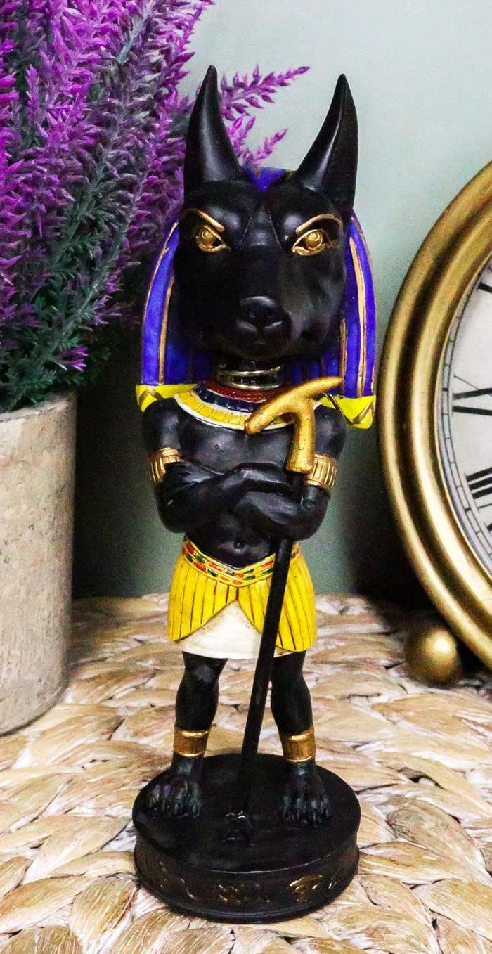 Ebros Gift (Set) Horus And Anubis Ancient Egyptian Gods Of War & Afterlife Bobbleheads