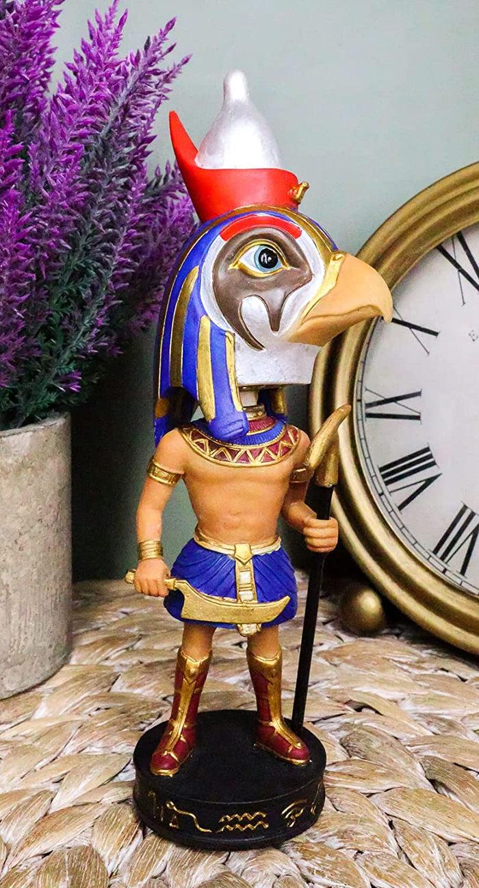Ebros Gift (Set) Horus And Anubis Ancient Egyptian Gods Of War & Afterlife Bobbleheads