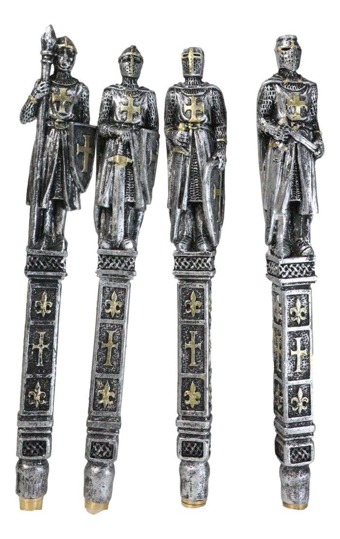 Ebros Gift Set Of 12 Medieval Crusader Templar Knights Of The Cross Le Fleur Writing Pens