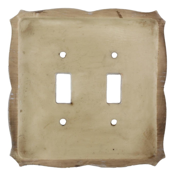 Ebros Gift Set Of 2 Navajo Golden Crossed Feather Arrows Wall Double Toggle Switch Plates