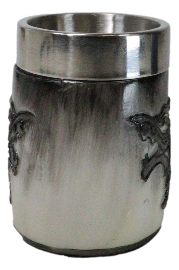 Ebros Gift Set Of 2 Norse Mythology Viking Wolf Fenrir Enemy Of The Gods Shot Glasses