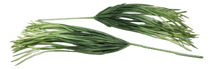 Ebros Gift Set Of 2 Realistic Artificial Botanica Long Cascading Green Foliage Leaf Stems