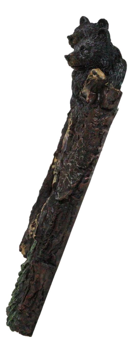 Ebros Gift Set Of 2 Rustic Forest Black Bears Climbing Tree Double Toggle Switch Covers