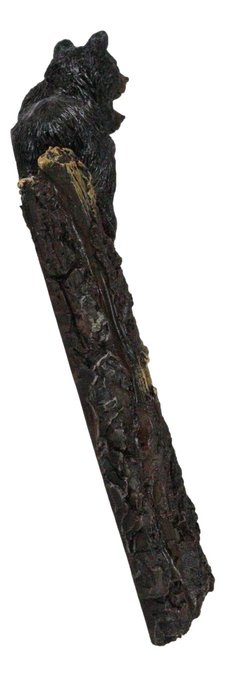Ebros Gift Set Of 2 Rustic Forest Black Bears Climbing Tree Double Toggle Switch Covers