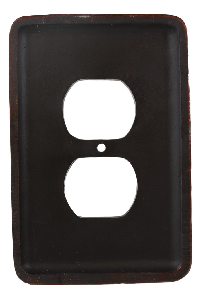 Ebros Gift Set Of 2 Western Cowboy Six Shooter Pistols Double Receptacle Outlet Wall Plates