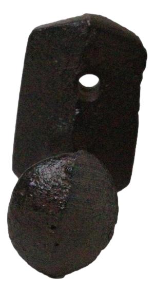 Ebros Gift Set Of 3 Cast Iron Rustic Western Rugged Railroad Nail Spike Wall Hanger Hooks