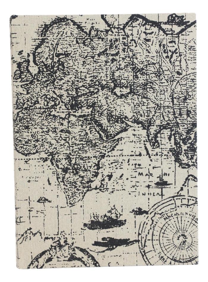 Ebros Gift Set Of 3 Old World Nautical Sailor World Map Atlas Decorative Wooden Book Boxes