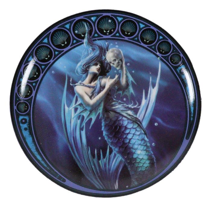 Ebros Gift Set Of 4 Fantasy Sirens Of The Seas Death Trap Mermaids Dessert Salad Plates