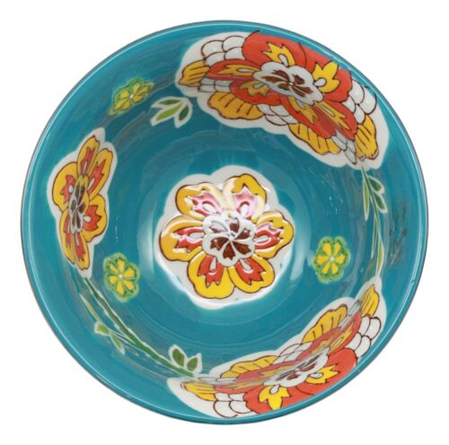 Ebros Gift Set Of 4 Luxury Gold Plated Ceramic Personal Dining Bowls 6"D Ramen Soup Bowl