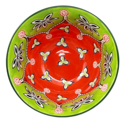 Ebros Gift Set Of 4 Luxury Silver Plated Ceramic Personal Dining Bowls 6"D Green Clovers