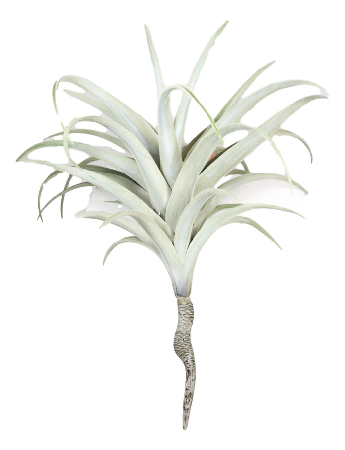 Ebros Gift Set Of 4 Realistic Large Artificial Air Plant Succulents Stem Green Botanica 17"