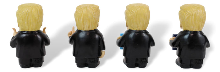 Ebros Gift Set Of 4 US President Trump Keep America Great Fake News Flip The Bird Figurines