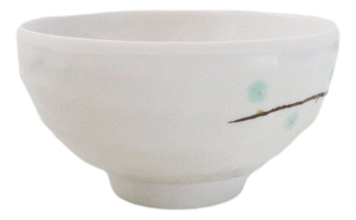 Ebros Gift Set Of 6 Contemporary Yukino Hana Snow Melamine Round Rice Miso Soup Bowls 10oz