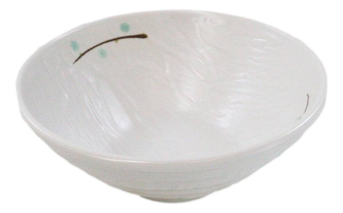 Ebros Gift Set Of 6 Modern Yukino Hana Snowflakes Melamine Soup Pasta Salad Bowls 26oz