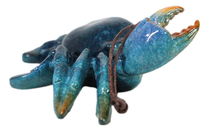 Ebros Gift Set Of 6 Nautical Blue Beach Crabs Ocean Marine Wall Hanger Decor Tree Ornaments