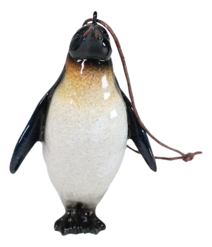 Ebros Gift Set Of 6 Nautical Emperor Penguins Ocean Marine Wall Decor Tree Ornaments