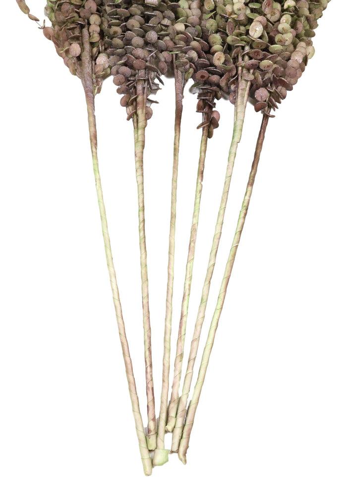 ebros gift Set of 6 Realistic Artificial Botanica Shrubs Faux Plants Fern Grass Leaf Stems