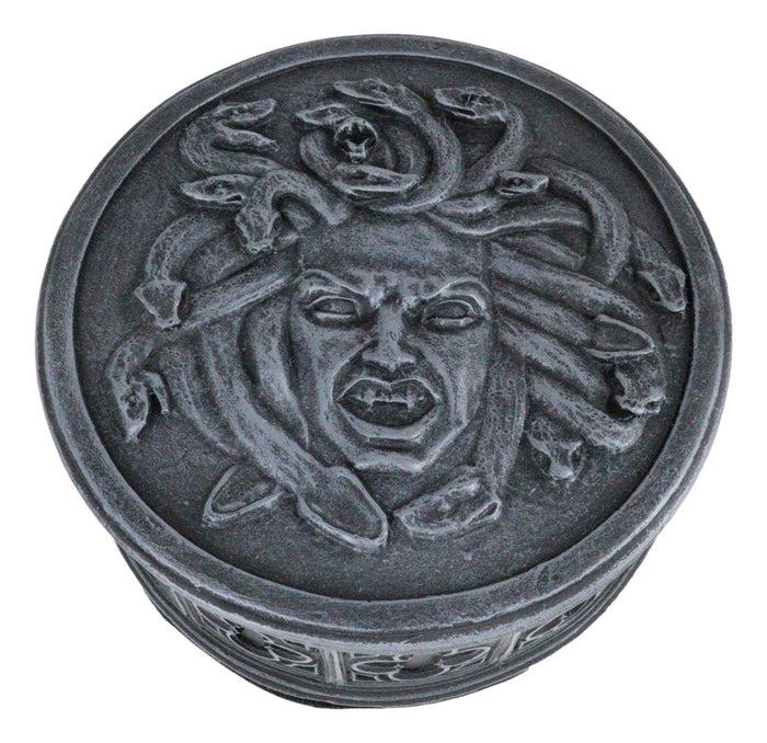 Ebros Gift Severed Head Of Greek Goddess Medusa With Snake Hairs Decorative Jewelry Box