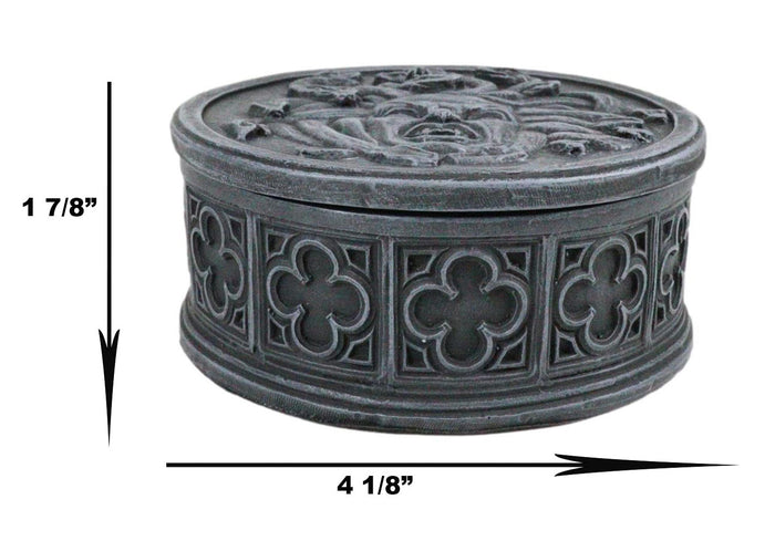 Ebros Gift Severed Head Of Greek Goddess Medusa With Snake Hairs Decorative Jewelry Box