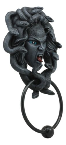 Ebros Gift Severed Head Of Medusa Door Knocker Figurine Greek Goddess Gorgonic Sister