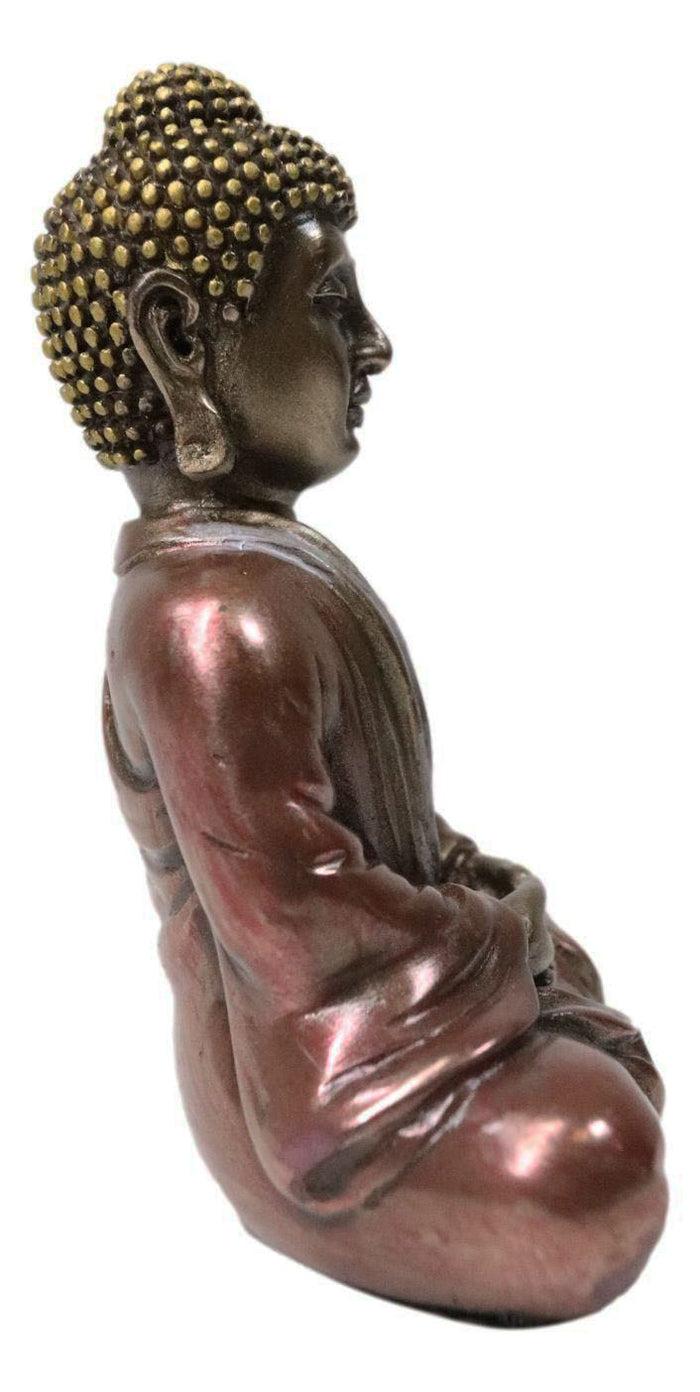 Ebros Gift Shakyamuni Buddha Meditating Small Statue Amitabha Decor Small 3" Height