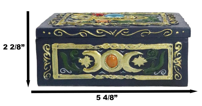 Ebros Gift Shaman Chakra Energy Spiral Goddess Wicca Divination Tarot Cards Decorative Box