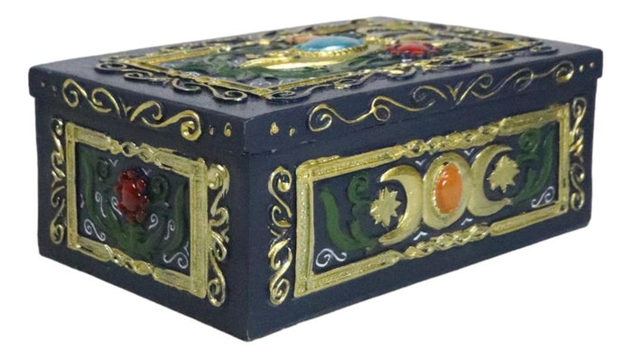Ebros Gift Shaman Chakra Energy Spiral Goddess Wicca Divination Tarot Cards Decorative Box