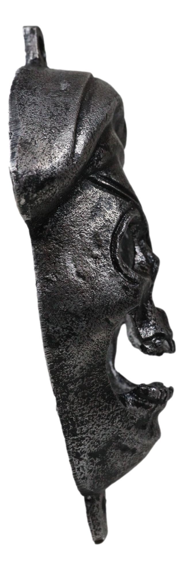 Ebros Gift Silver Bone Chilling Pirate Buccaneer Skull Skeleton Wall Beer Bottle Cap Opener