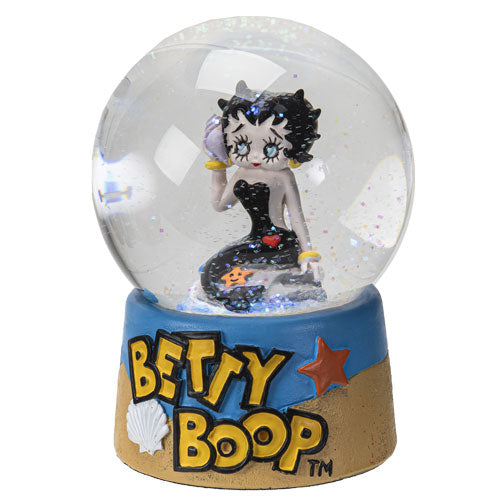 Ebros Gift Siren Mermaid With Conch Betty Boop Whimsical Comical Glitter Water Globe 100mm