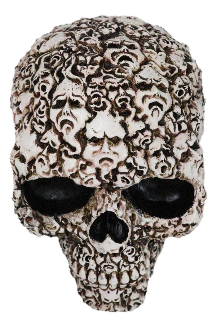 Ebros Gift Skeleton Graveyard Ossuary Ghost Spirit Lost Souls Boneyard Skull Figurine