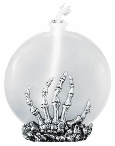 ebros gift Skull Oil Lamp Collectible Skeleton Sculpture
