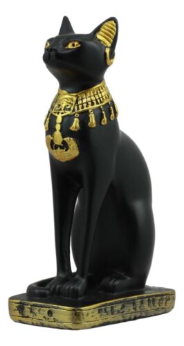 Ebros Gift Small Egyptian Classical Goddess Of The Home Bastet Cat Statue 5"H Gods Of Egypt