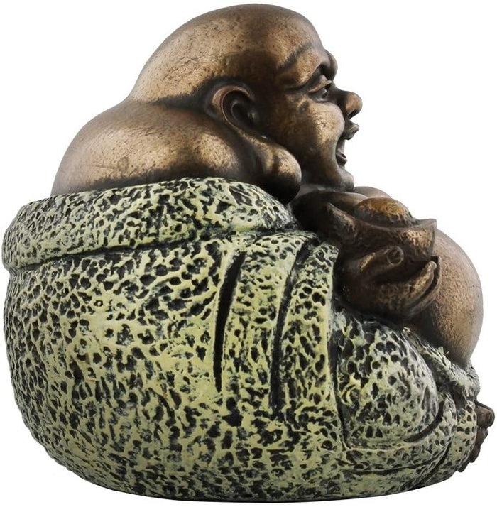 Ebros Gift Small Happy Buddha Luck And Wealth Sculpture Statue Bodhisattva Enlightenment