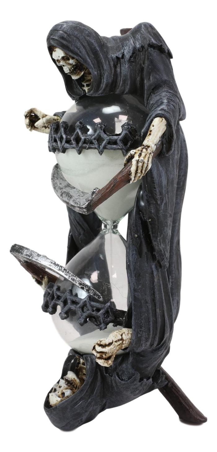 Ebros Gift Soul Harvester Time Waits For No Man Gothic Grim Reaper With Scythe Sand Timer